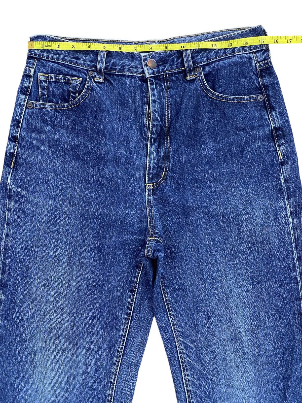 GU Vintage GU Blue Wash Style Ripped Jeans Size US 31 - 4 Thumbnail