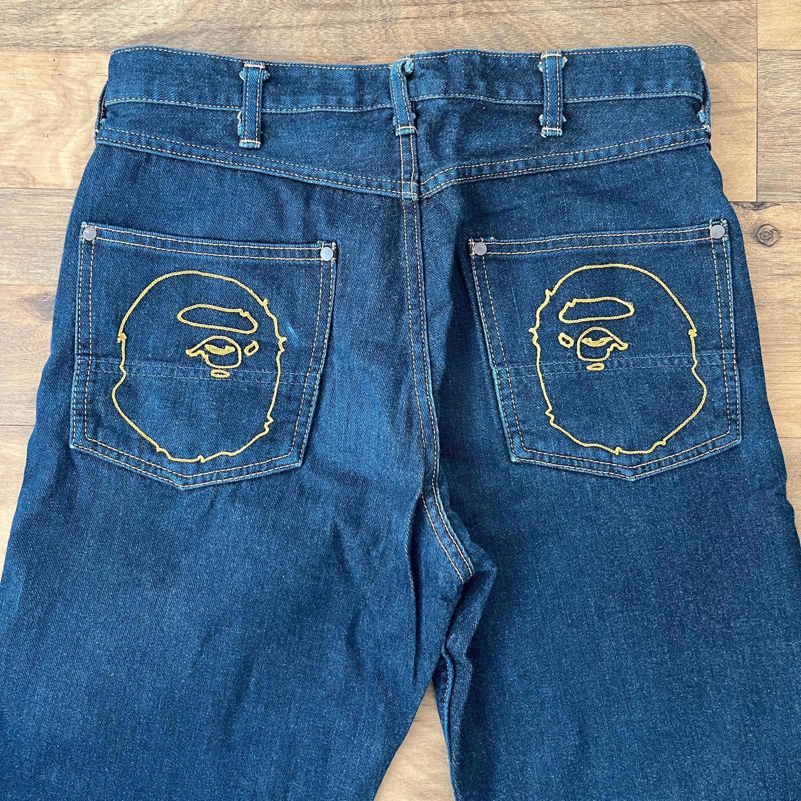 Bape BAPE Ape Head Jeans - A Bathing Ape Size US 30 / EU 46 - 2 Thumbnail