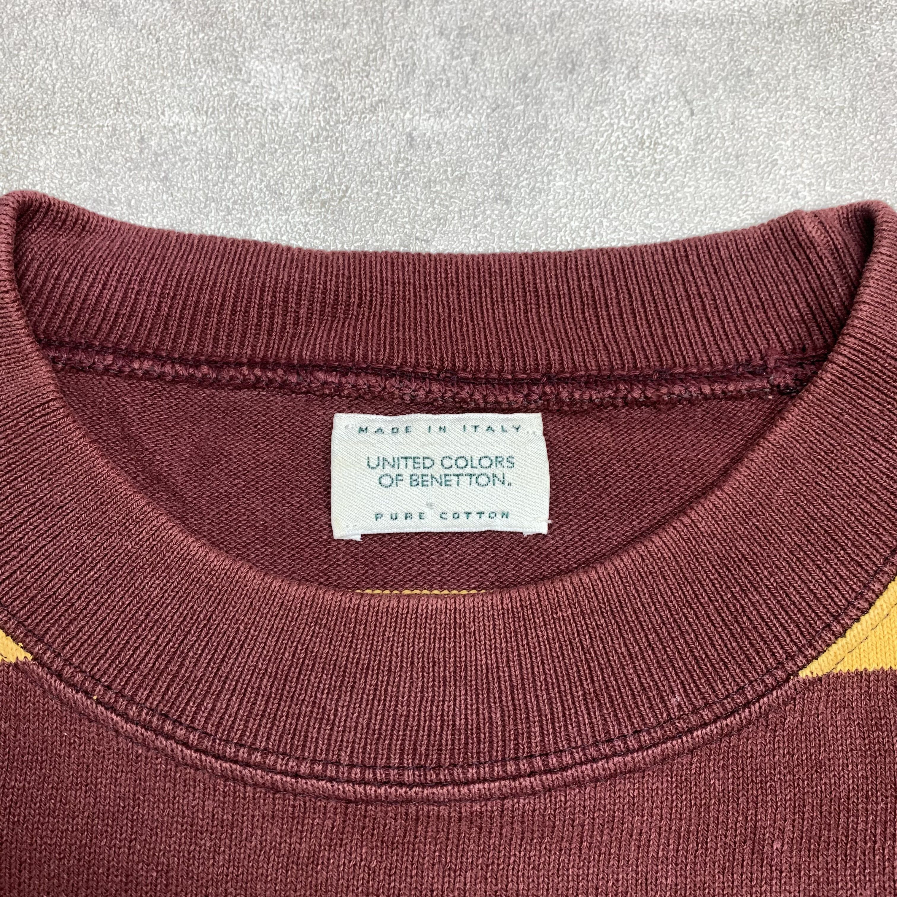 Benetton Vintage Benetton Striped Sweatshirt Crewneck Size US M / EU 48-50 / 2 - 3 Thumbnail