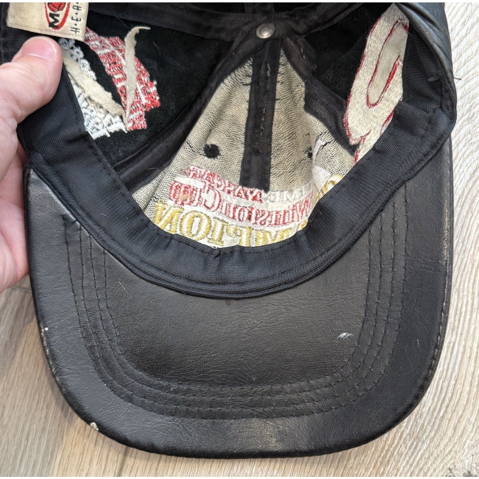 NASCAR Vintage Dale Earnhardt Hat Cap Leather Clasp Back Cap Size ONE SIZE - 7 Thumbnail