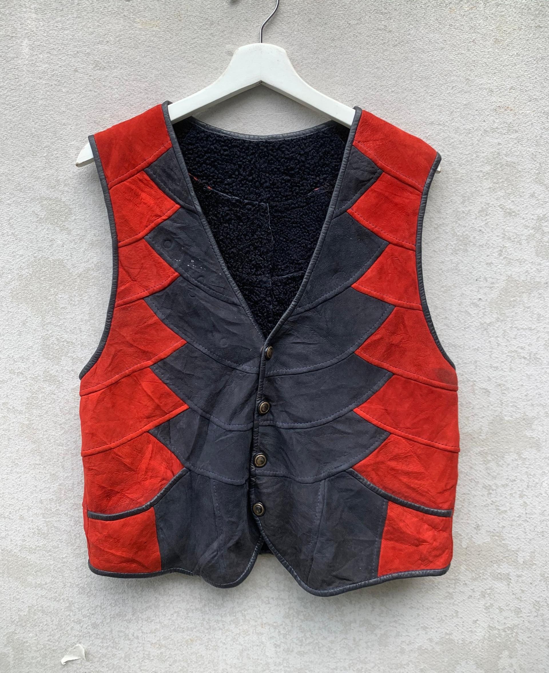 Vintage Vintage MALUBEL Australia Leather Vest Size US M / EU 48-50 / 2 - 1 Thumbnail