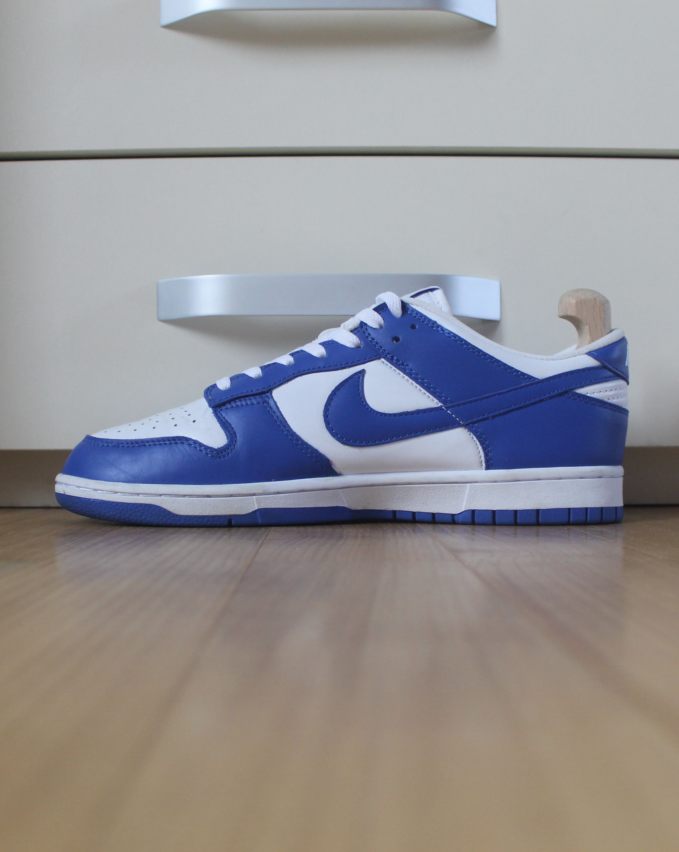 Nike Nike Dunk Low Retro Kentucky Varsity Royal Cobalt Blue White Size US 11 / EU 44 - 5 Thumbnail