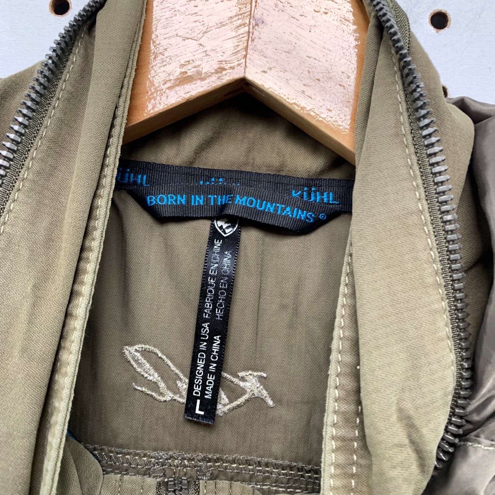 Vintage Kuhl Rekon Utility Hiking Jacket Womens Large Green Lightweight Outdoor Hooded Size L / US 10 / IT 46 - 3 Thumbnail