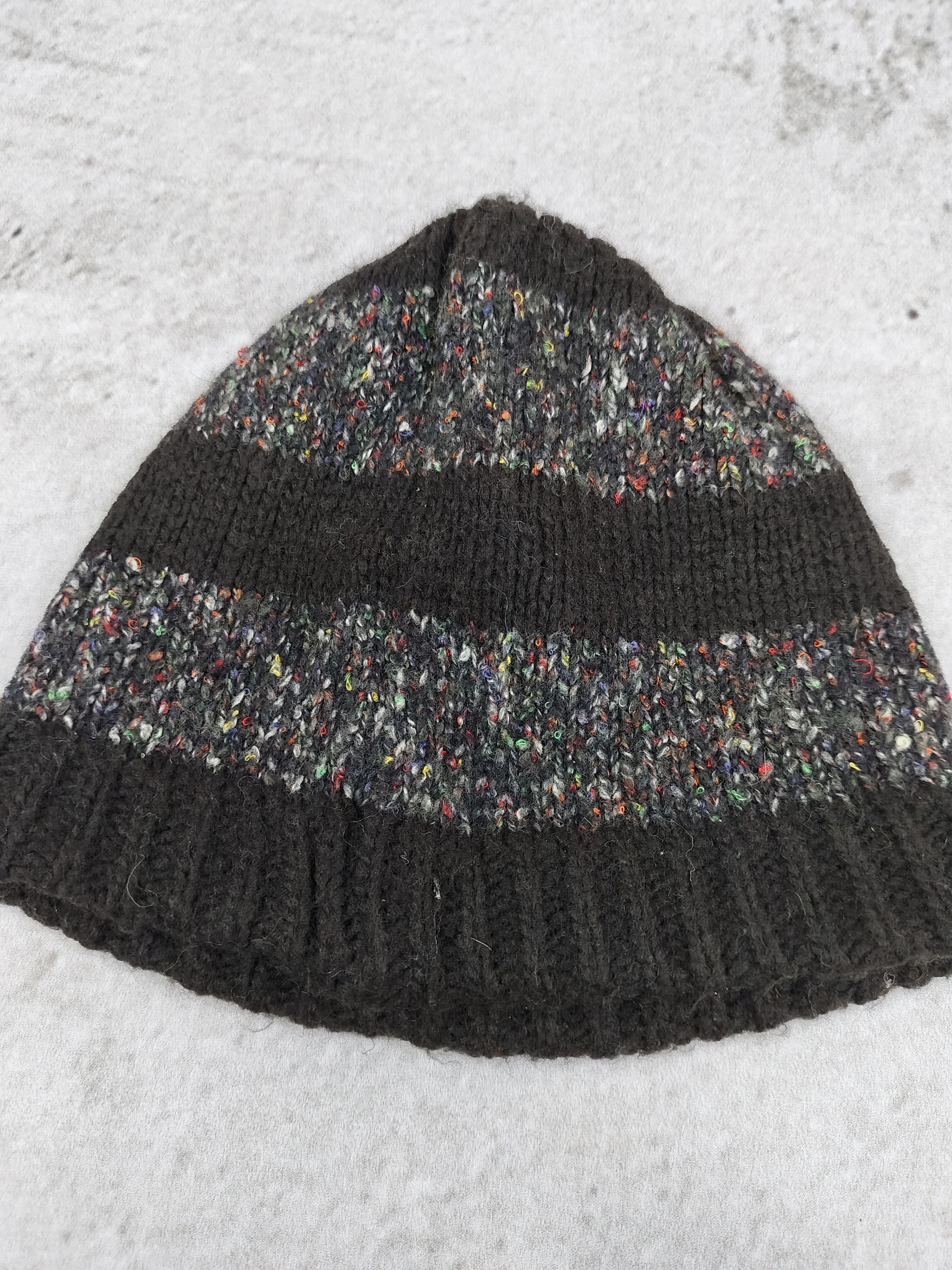 Yohji Yamamoto S’ACSNY Y’s Accs Yohji Yamamoto Nep Knit Wool Blend Beanie Size ONE SIZE - 2 Thumbnail