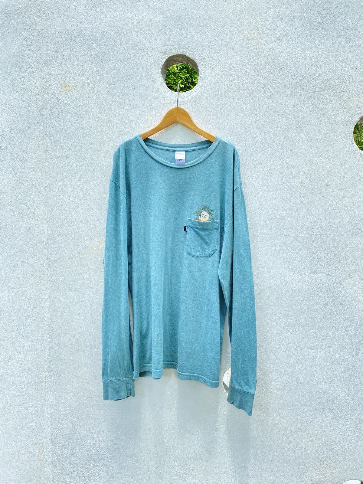 RIPNDIP Rip n Dip cat pocket long sleeve tee Size US XL / EU 56 / 4 - 1 Thumbnail