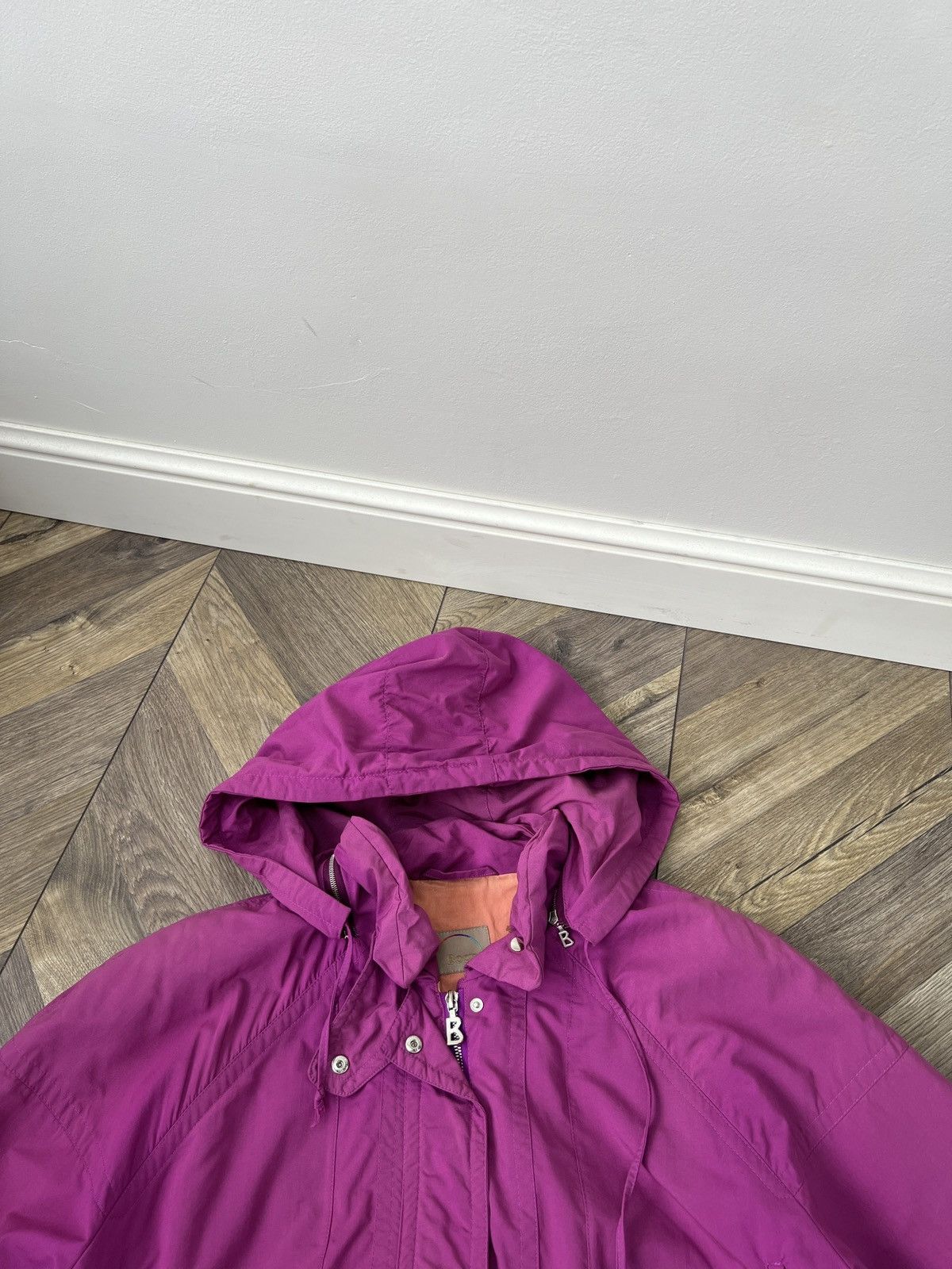 Bogner Vintage Bogner Women’s Magenta Hooded Parka Outdoor Jacket Size L / US 10 / IT 46 - 7 Thumbnail
