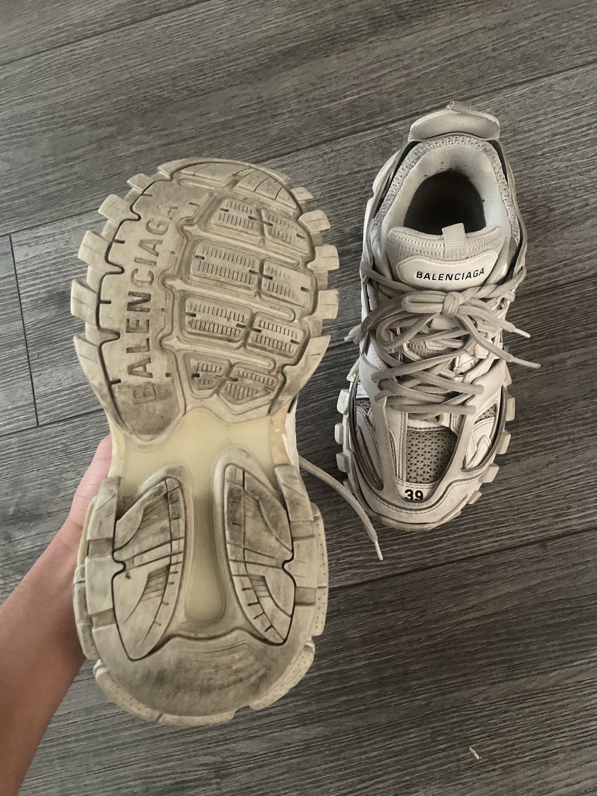 Balenciaga Balenciaga white tracks Size US 6 / EU 39 - 5 Thumbnail