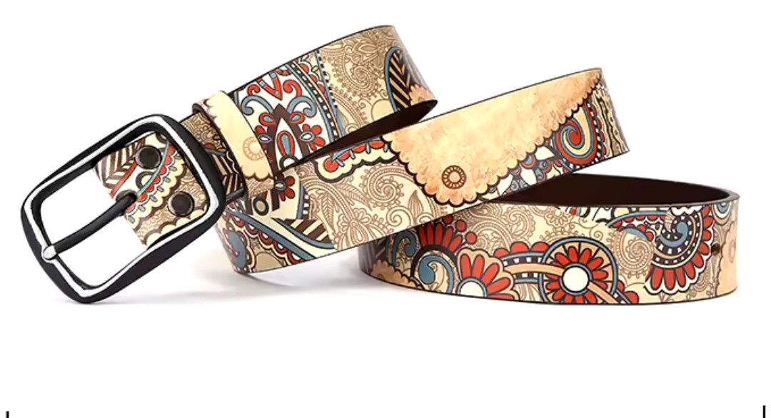 Japanese Brand × Vintage Batik Tribe Printed Belt Size ONE SIZE - 2 Thumbnail