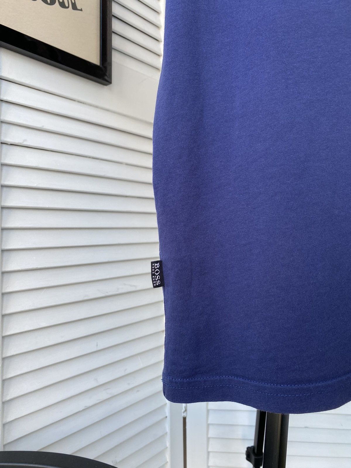 Hugo Boss Hugo Boss Big Logo Tee Shirt Blue Size US M / EU 48-50 / 2 - 7 Thumbnail