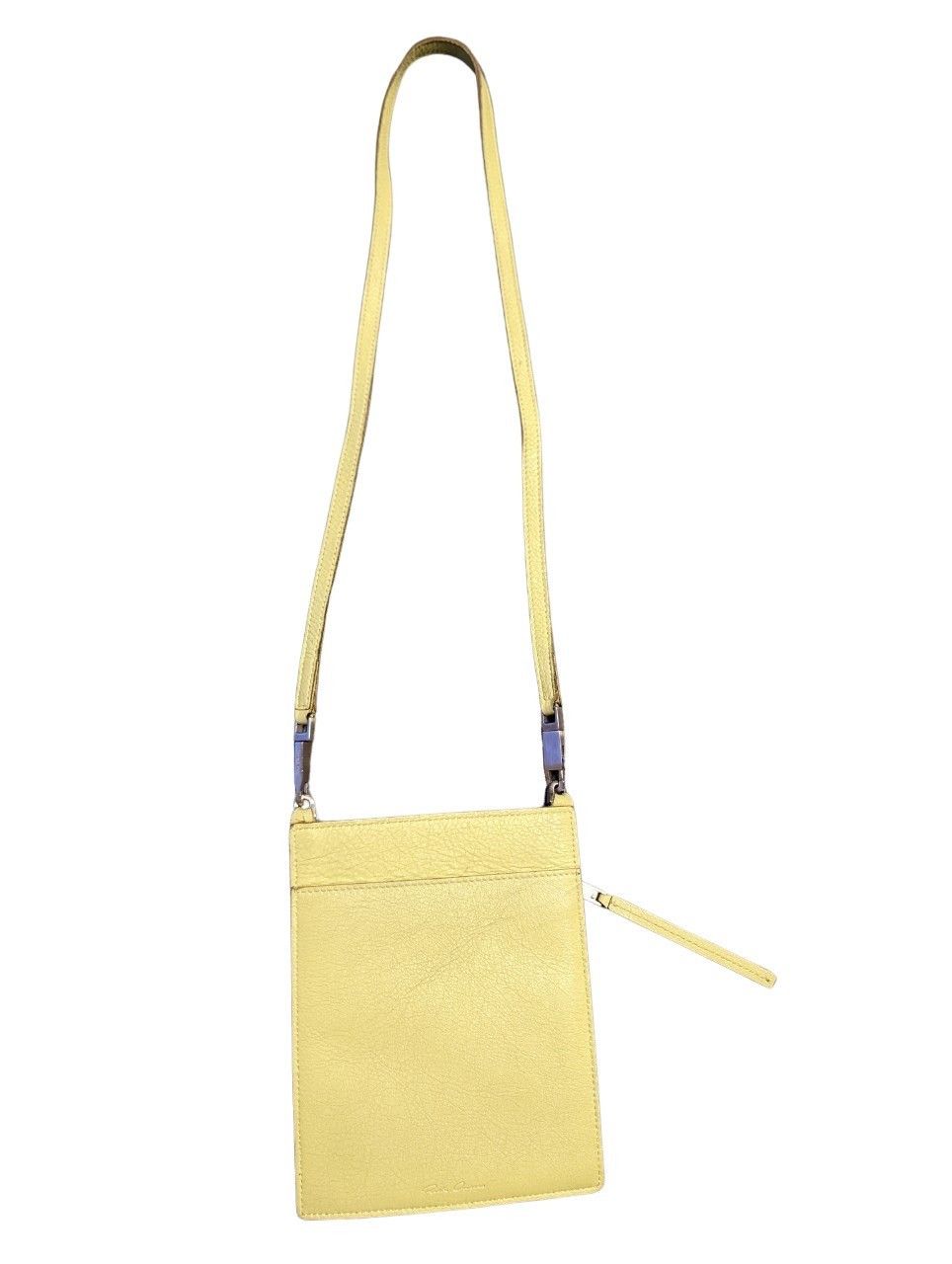 RICK OWENS SECURITY POCKET SHOUDER BAG YELLOW