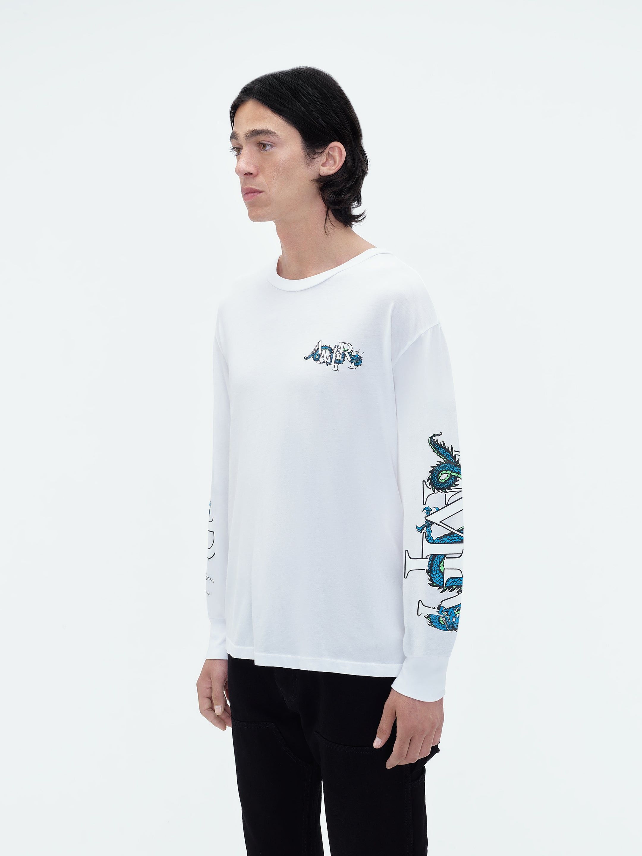 Amiri o1w1db10125 Long Sleeve T-Shirt in White Size US S / EU 44-46 / 1 - 5 Thumbnail
