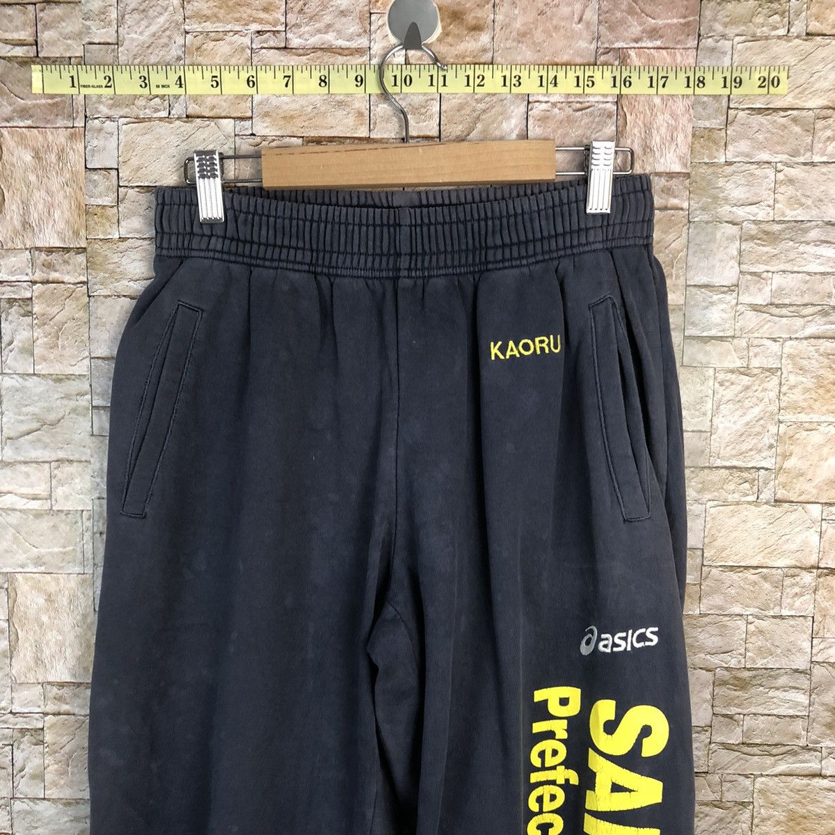Asics Asics Saitama Prefectural Univ Dark Blue Joggers Pants #A454 Size US 28 / EU 44 - 5 Thumbnail