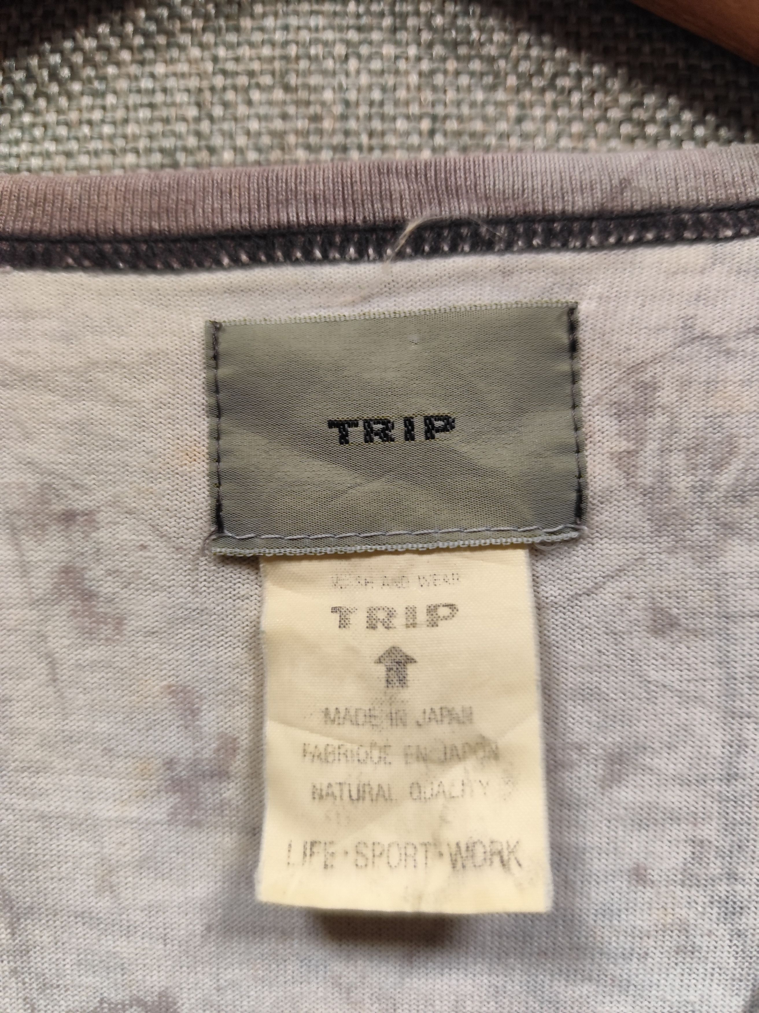 Japanese Brand vintage t shirt trip made in japan Size US L / EU 52-54 / 3 - 6 Thumbnail