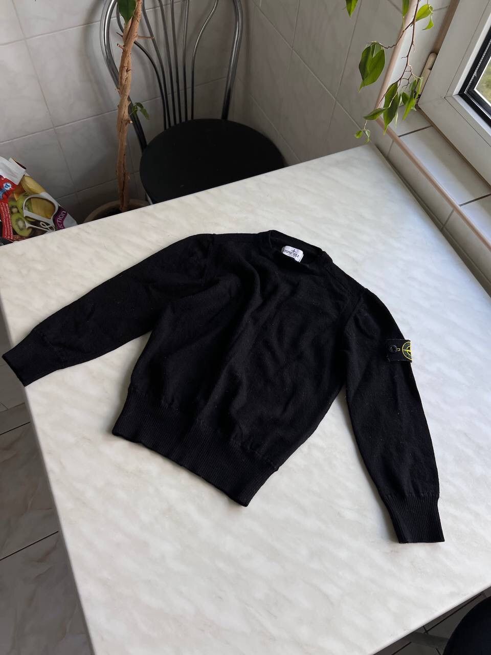 Stone Island Stone island Junior wool sweater black pullover jumper age 8 Size US S / EU 44-46 / 1 - 17 Thumbnail
