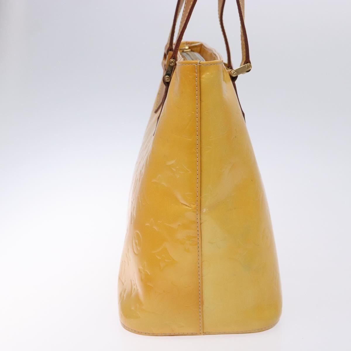 Louis Vuitton LOUIS VUITTON Monogram Vernis Houston Hand Bag Gris M91053 Size ONE SIZE - 4 Thumbnail