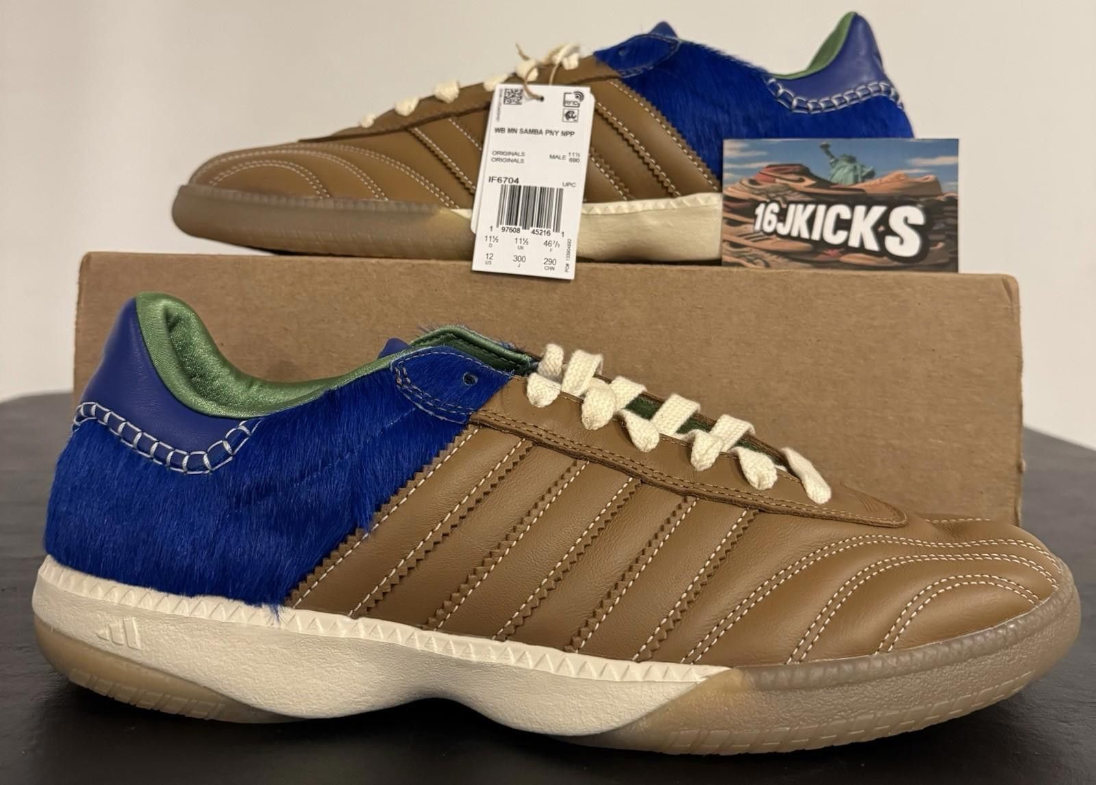 Adidas Wales Bonner x Samba Millennium Pony Size 13