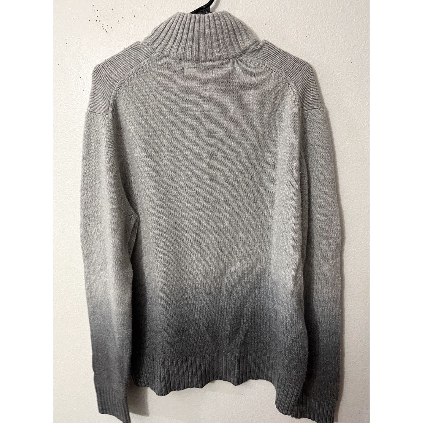 Express VINTAGE Express Shirt Mens XL Grey 1/4 Zip Wool Blend Sweater Fall Winter Casual Mens Size US XL / EU 56 / 4 - 3 Thumbnail