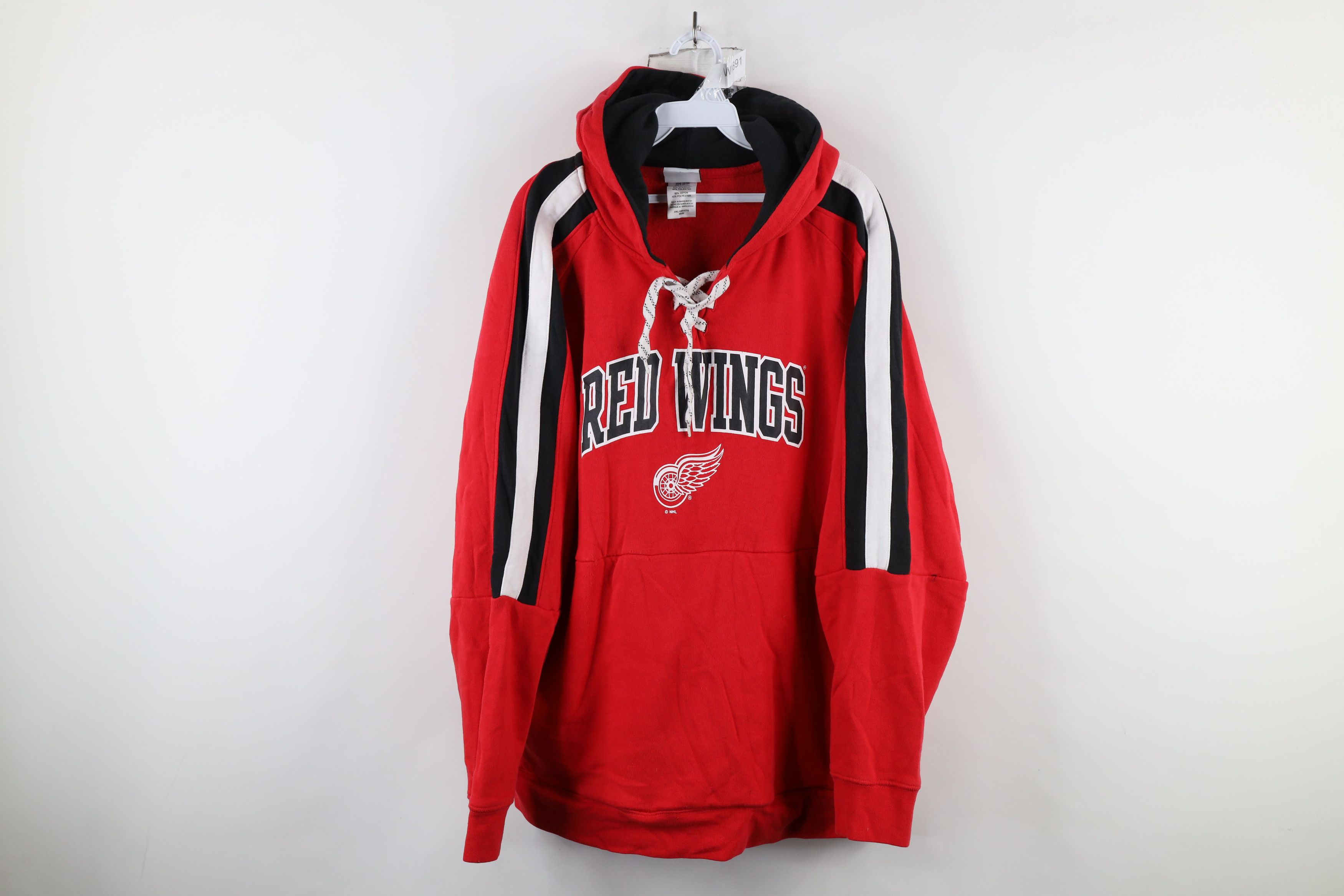 Vintage Vintage NHL Red Wings Hockey Jersey Hoodie Sweatshirt Size US XXL / EU 58 / 5 - 1 Thumbnail