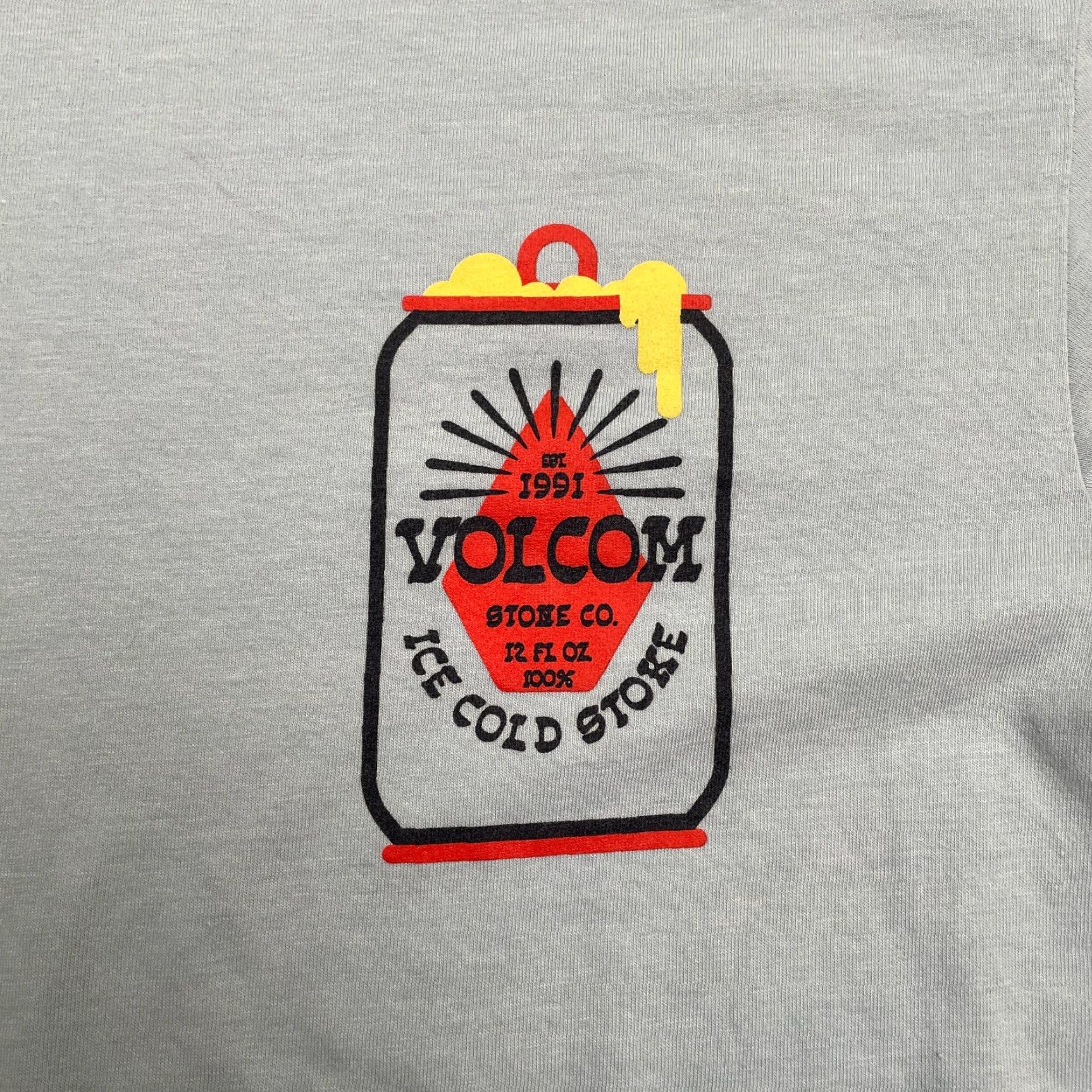 Volcom VOLCOM Beer Can Graphic T-Shirt Men Small Blue Casual Crew Neck Short Sleeve Size US S / EU 44-46 / 1 - 3 Thumbnail
