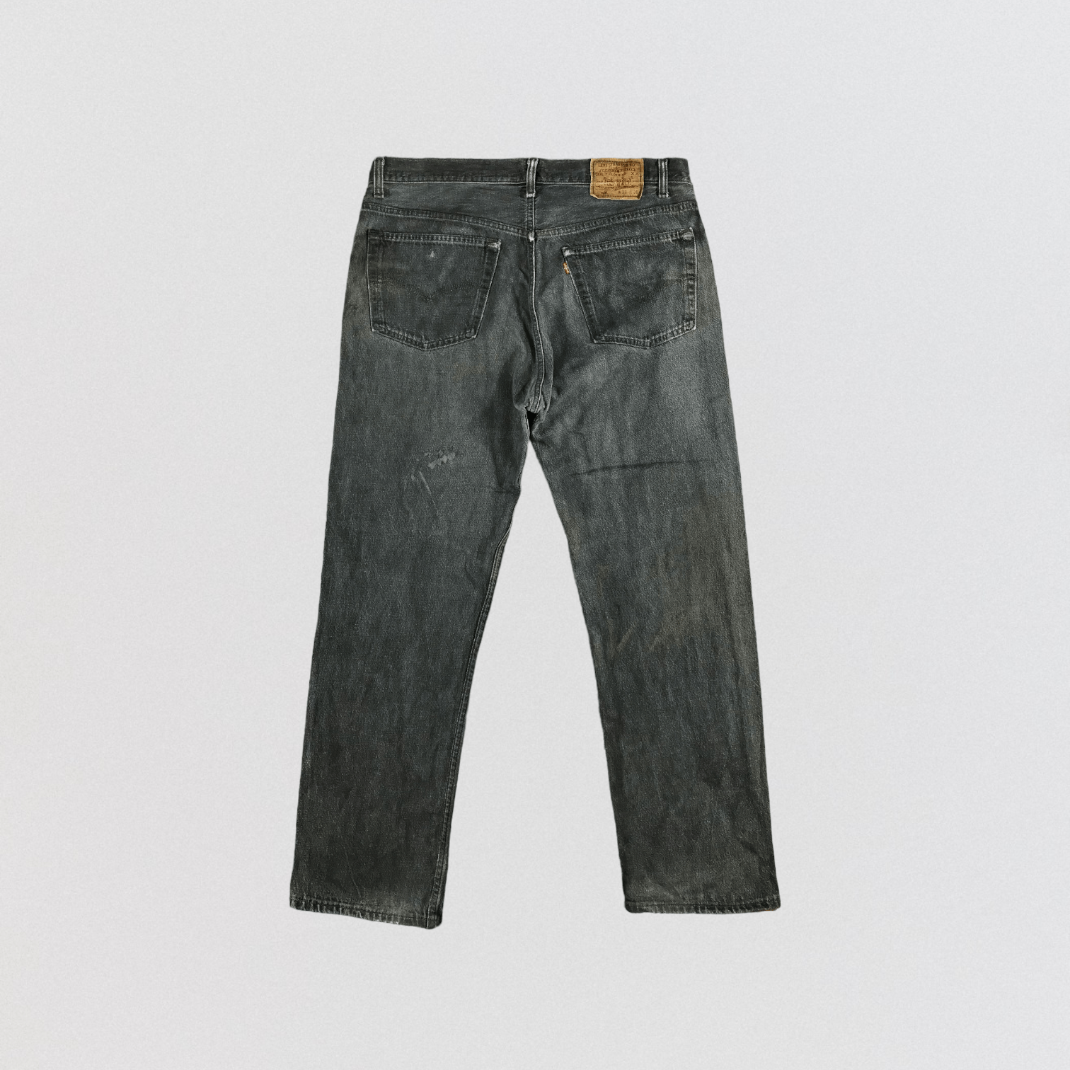 Levi's Vintage 90s Levis 501 Faded Black Jeans-JM2355 Size US 37 - 2 Thumbnail