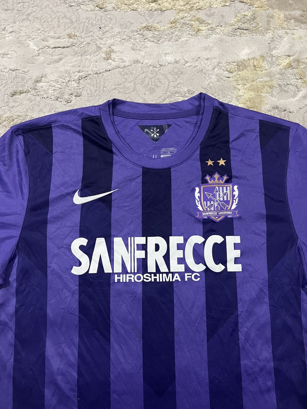 Nike 2013 Sanfrecce Hiroshima FC J-League Nike Home Jersey Size US L / EU 52-54 / 3 - 2 Thumbnail