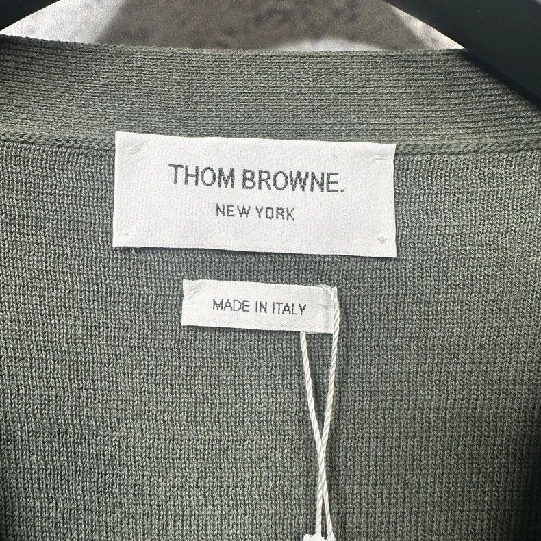 Thom Browne Thom browne Striped green knitwear 2503-Nextarrow Size US L / EU 52-54 / 3 - 3 Thumbnail