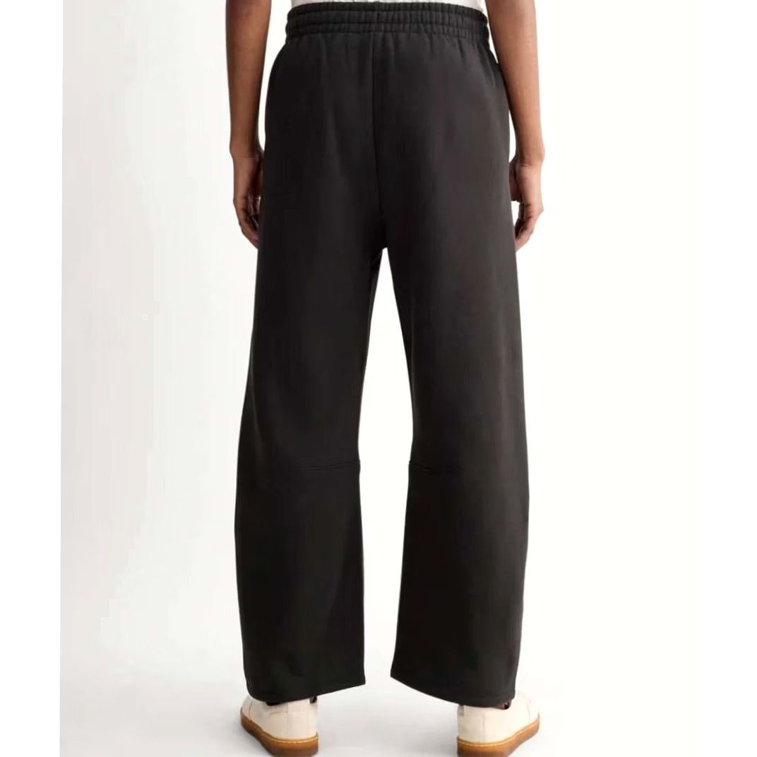 Everlane VINTAGE Everlane Track Wide-Leg Pant Sweatpants Women 2X Black NWT Sweatpants Size 25" / US 0 / IT 36 - 3 Thumbnail