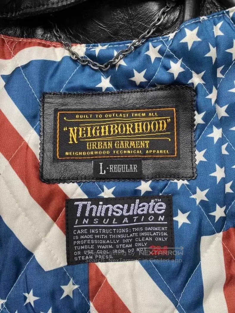 Neighborhood Neighborhood Leather Jacket Size US L / EU 52-54 / 3 - 7 Thumbnail