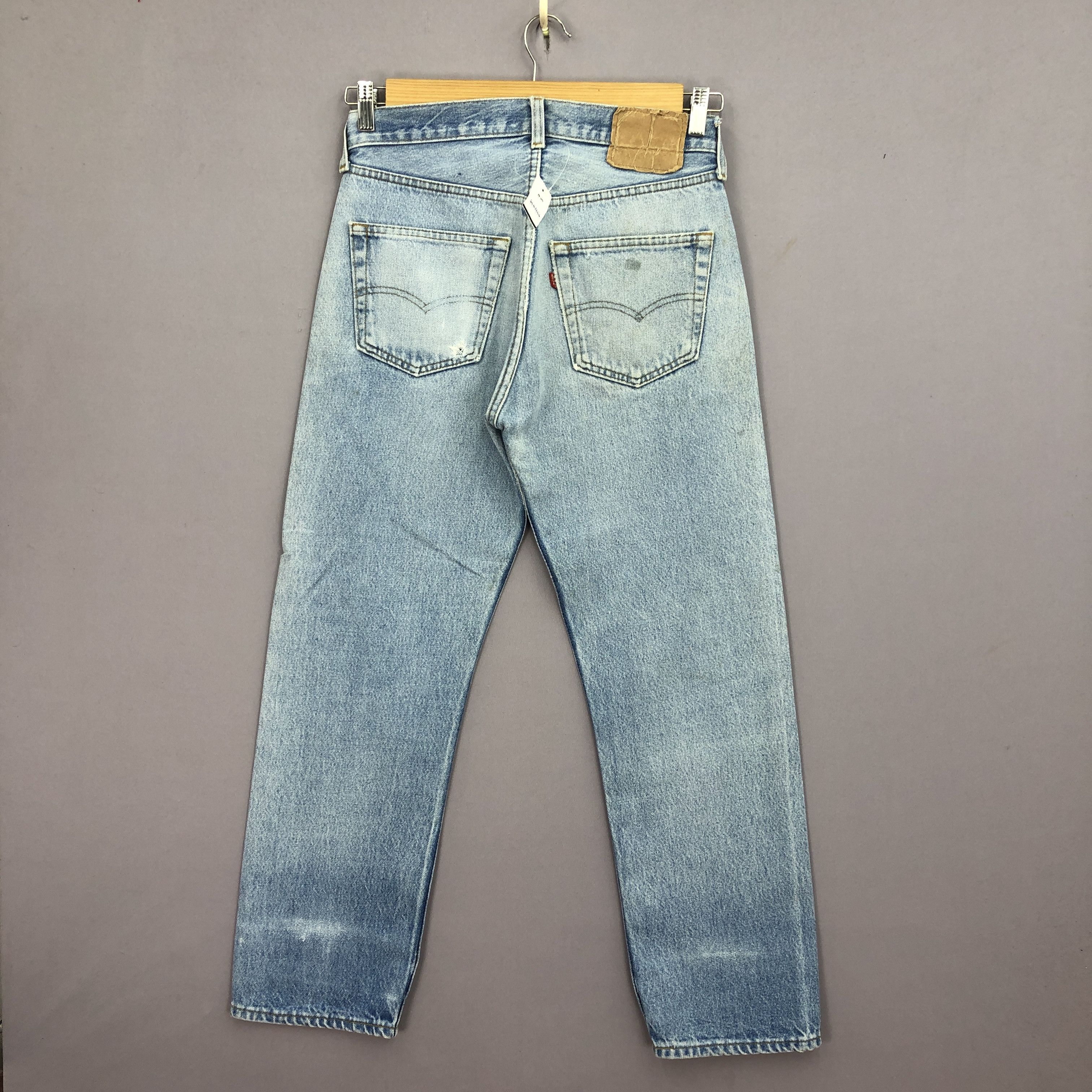 Levi's Vintage 70s Distressed Levis 501 Sunfaded Jeans Levi's Denim Size US 30 / EU 46 - 2 Thumbnail