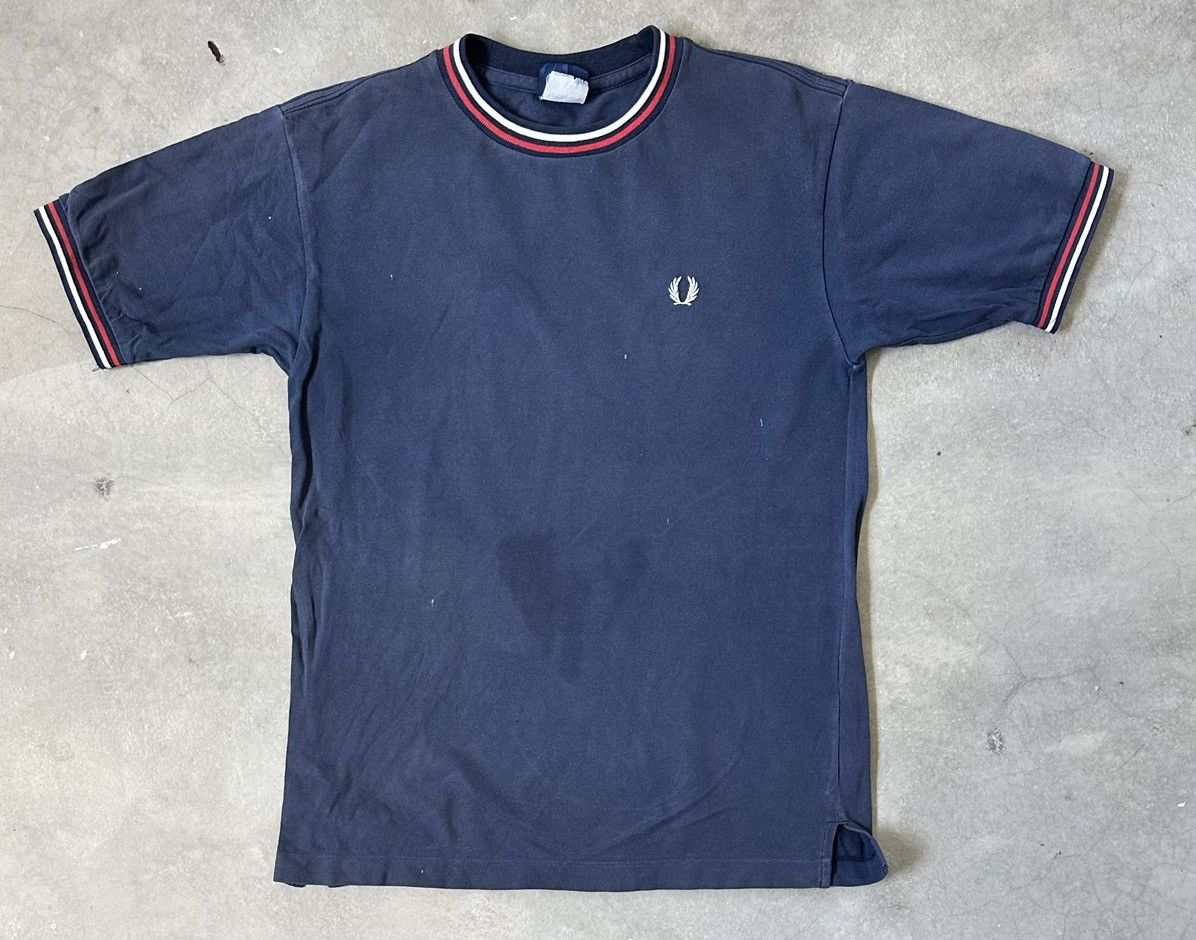 VINTAGE FRED PERRY MADE IN JAPAN TEE WELL FADED