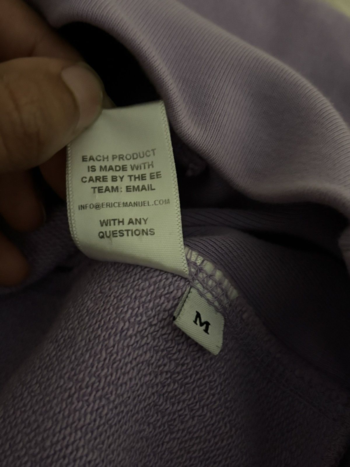 Eric Emanuel Eric Emanuel purple hoodie Size US M / EU 48-50 / 2 - 5 Thumbnail