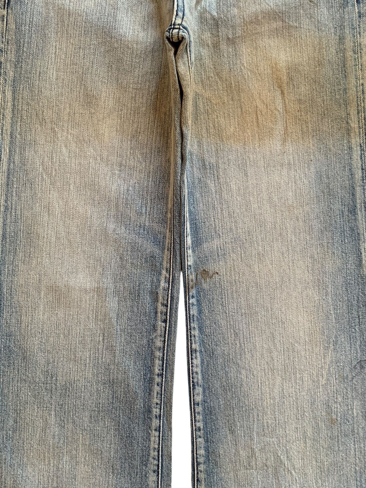 Hysteric Glamour × Japanese Brand Vintage Japanese Brand Mud Wash Fatigue Flare Jeans Size 23" - 5 Thumbnail