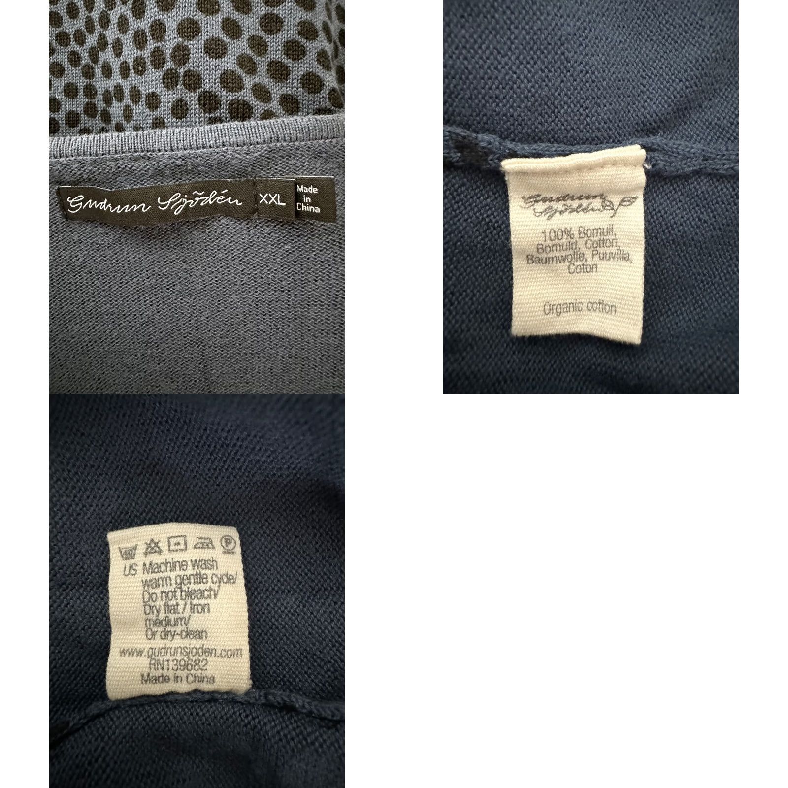 Vintage Gudrun Sjoden Dress Blue Midi XXL Womens Clothing Size XXL / US 16-18 / IT 52-54 - 8 Thumbnail
