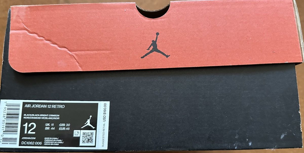 Jordan Brand AIR JORDAN 12 RETRO Size US 12 / EU 45 - 15 Thumbnail