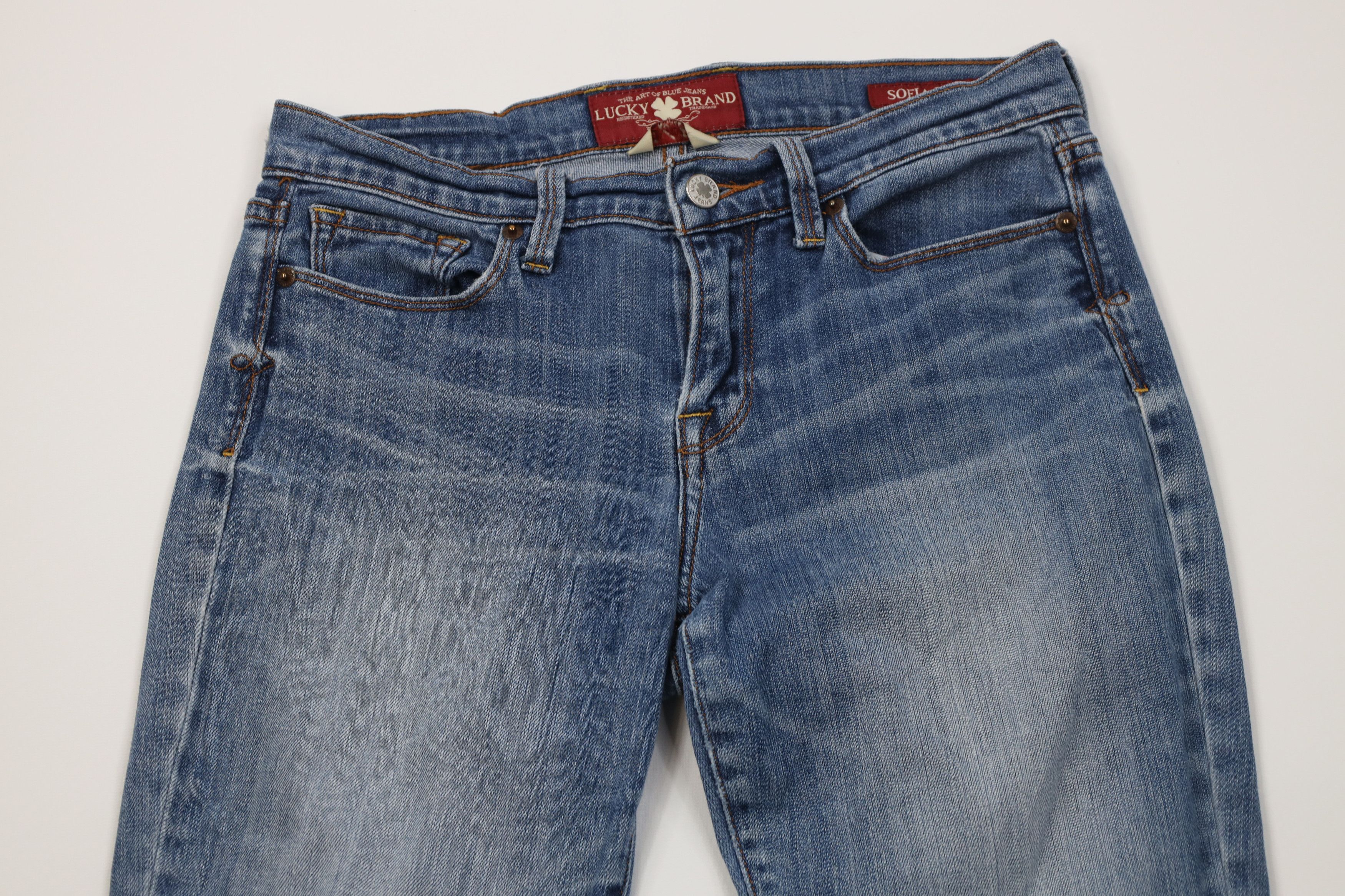 Lucky Brand Vintage Y2K Lucky Brand Babydoll Sofia Bootcut Flared Jeans Size 28" / US 6 / IT 42 - 2 Thumbnail
