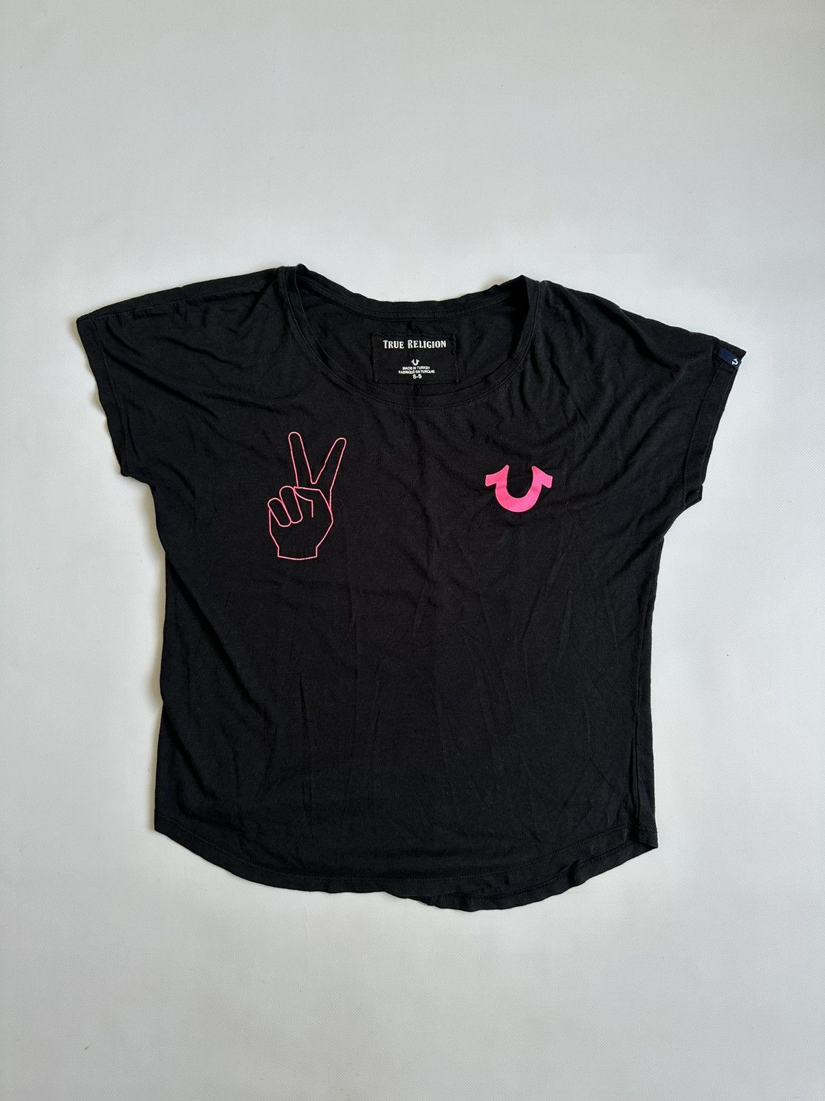True Religion True Religion USA T Shirt Big Logo Y2k Rap Tees Japanese Size S / US 4 / IT 40 - 1 Thumbnail