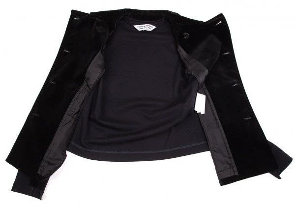 Comme des Garcons Comme des Garcons Velvet splicing double-breasted jacket Size M / US 6-8 / IT 42-44 - 6 Thumbnail