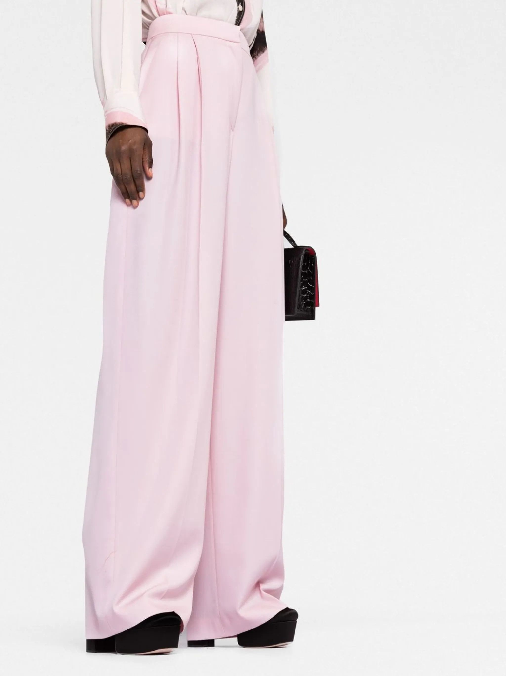 Alexander McQueen o1y0325 Pant in Pink Size 28" / US 6 / IT 42 - 3 Thumbnail