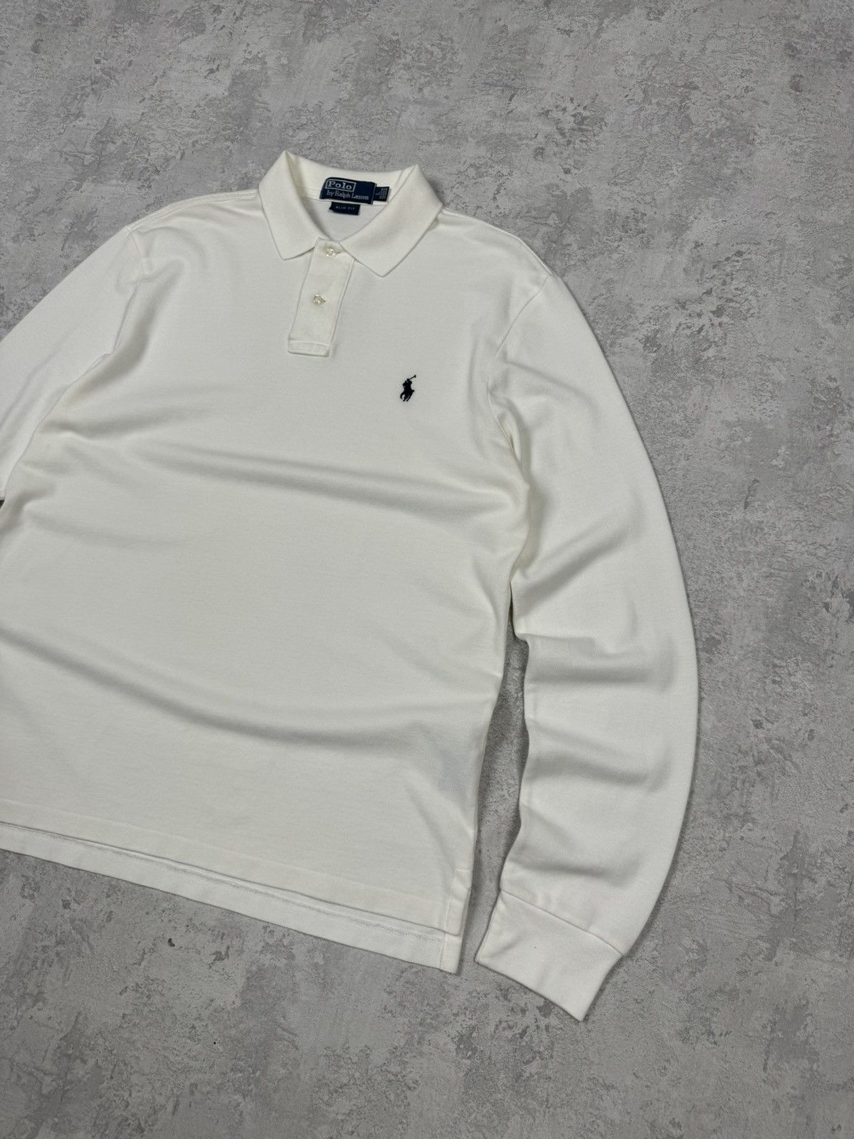 Polo Ralph Lauren Vintage Polo Ralph Lauren White Rugby Long Sleeve Y2K Size L Size US L / EU 52-54 / 3 - 3 Thumbnail