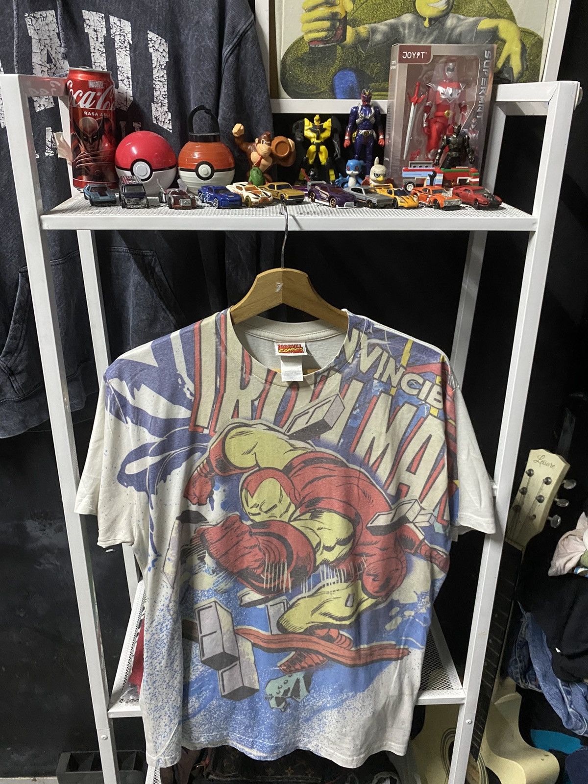 Mad Engine × Marvel Comics × Vintage Marvel Iron man overprint y2k Size US M / EU 48-50 / 2 - 2 Thumbnail