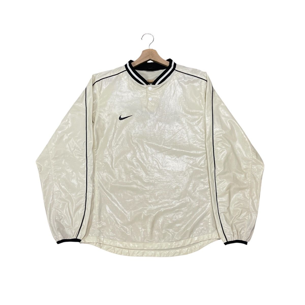 Nike Vtg Nike 90s Big Swoosh Pullover Windbreaker Track Jacket Size US M / EU 48-50 / 2 - 11 Thumbnail