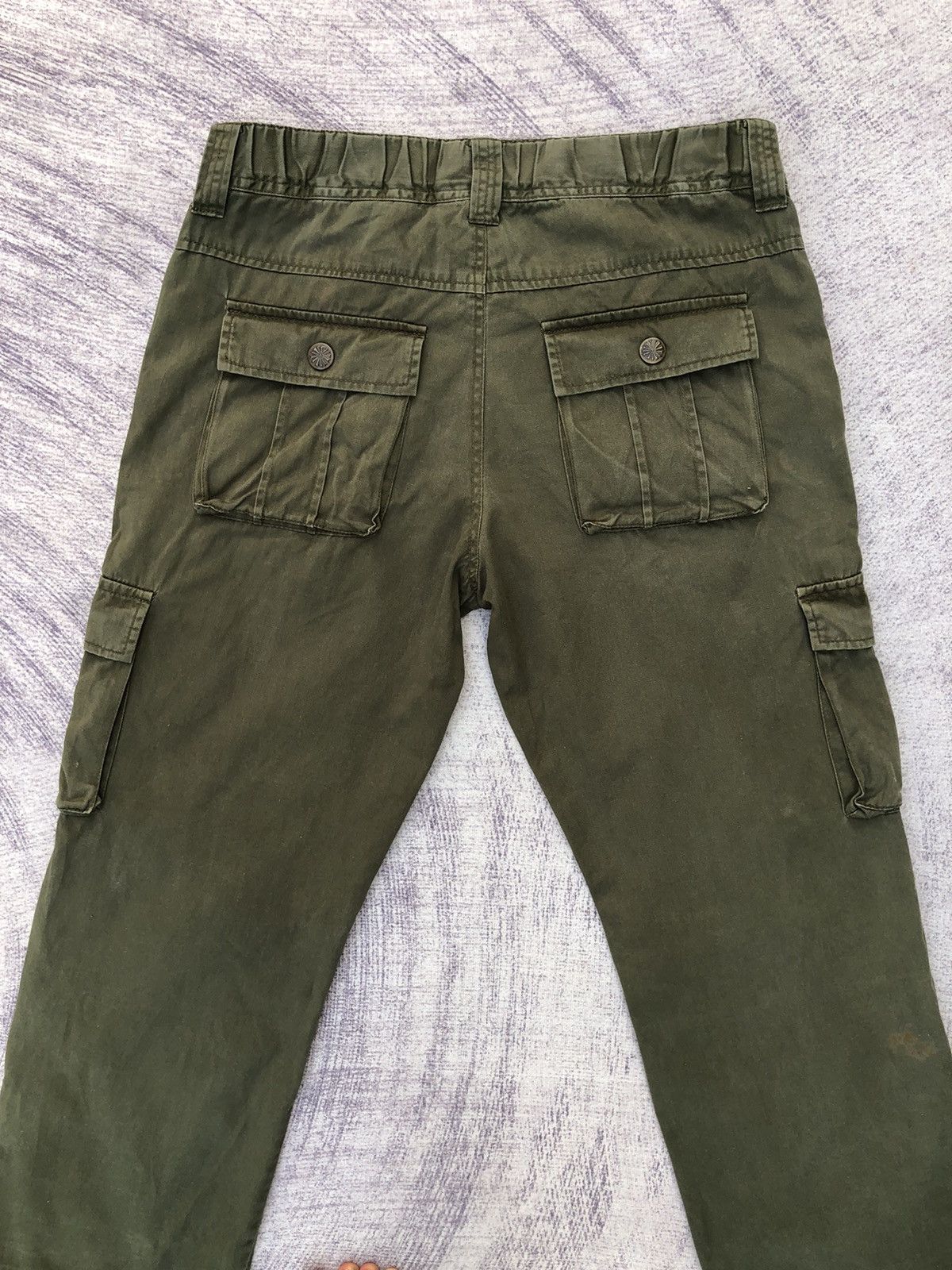 Vintage Green 🇯🇵 Multi-Pocket Tactical Cargo Pants 8 Pocket Size US 32 / EU 48 - 14 Thumbnail
