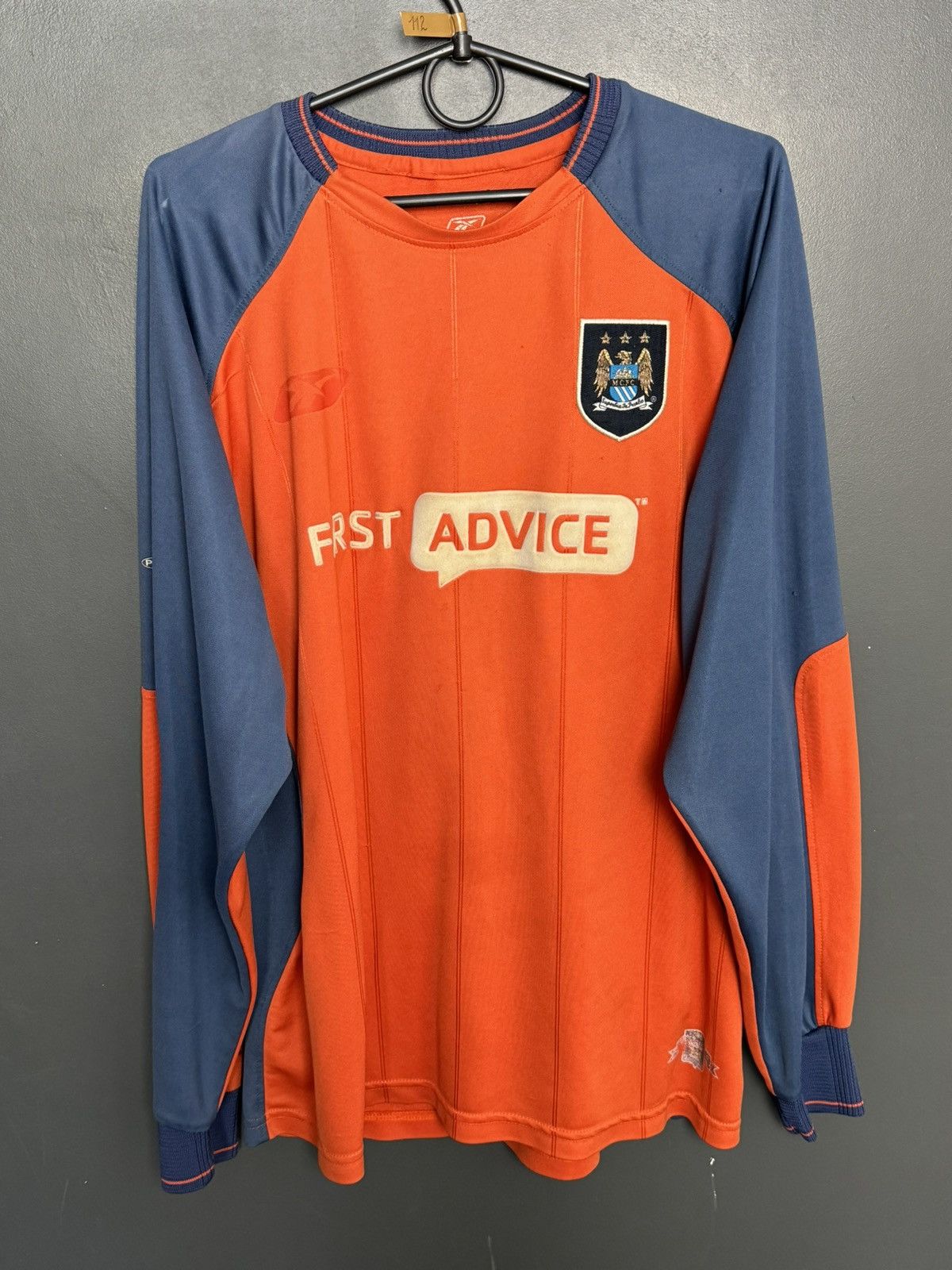 Reebok Manchester City 03/04 Goalkeeper Football Long Sleeve Jersey Size US S / EU 44-46 / 1 - 1 Thumbnail