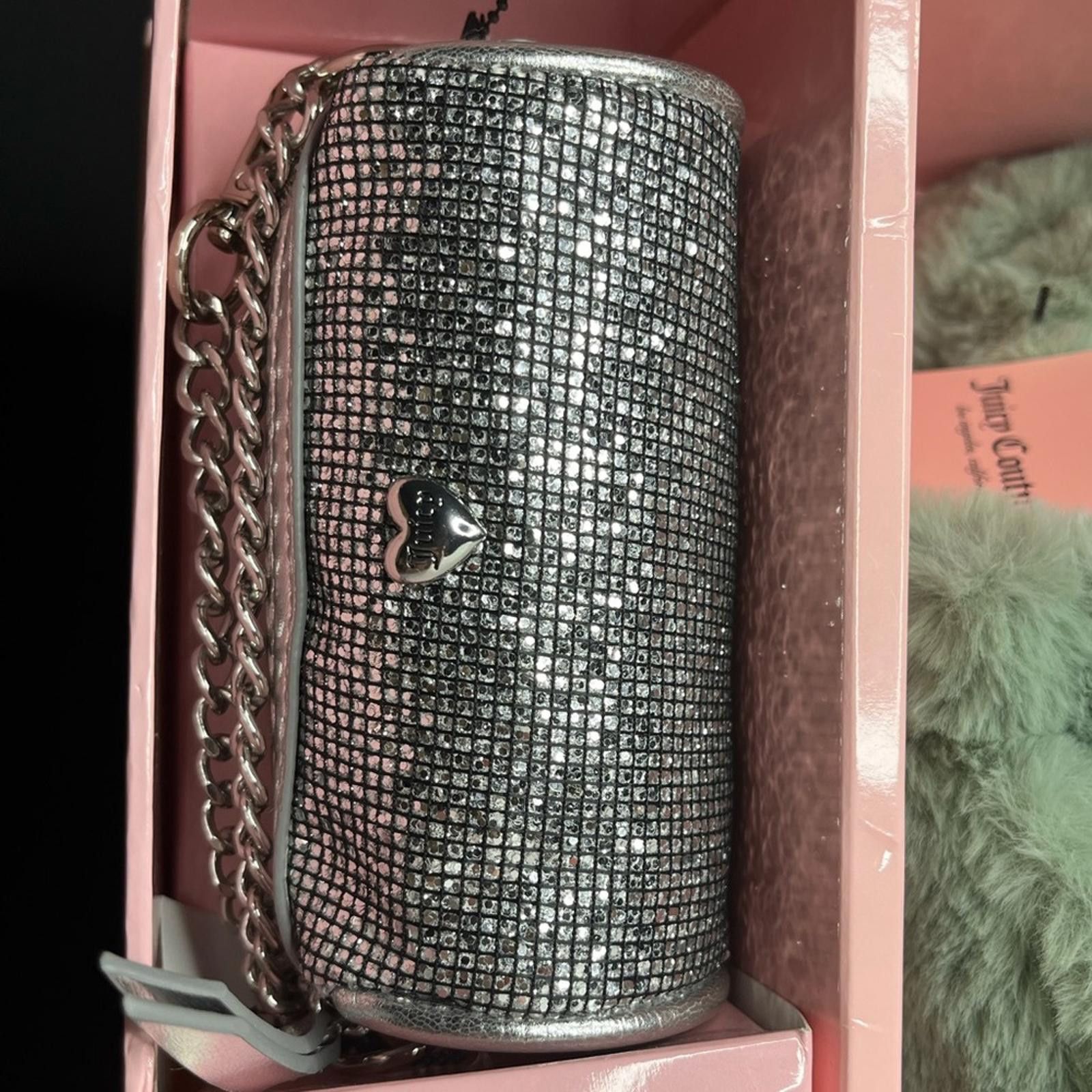 Juicy Couture Jeans Juicy Couture Fuzzy Satchel And Diamond Barrel Bag NWT Size ONE SIZE - 2 Thumbnail