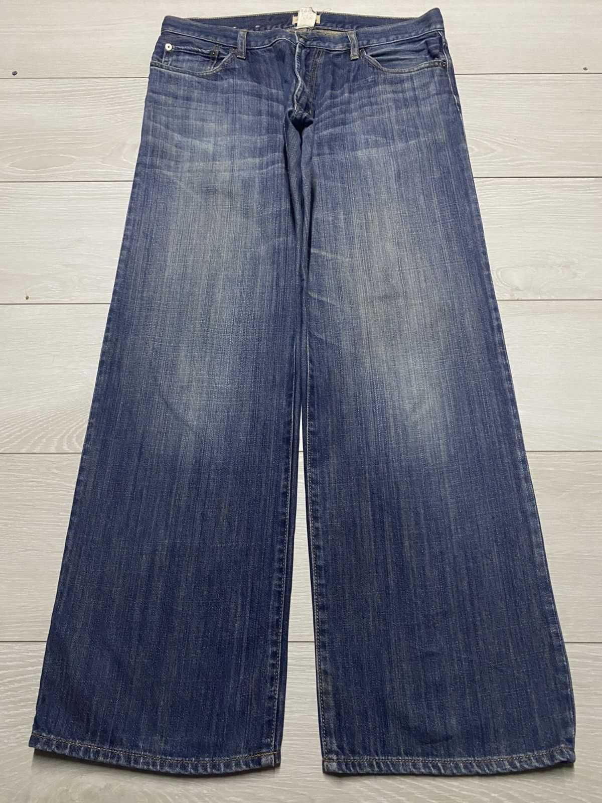 Gap × John Elliott Vintage Gap Denim Faded Mud Wash Baggy Jeans Size US 34 / EU 50 - 1 Thumbnail