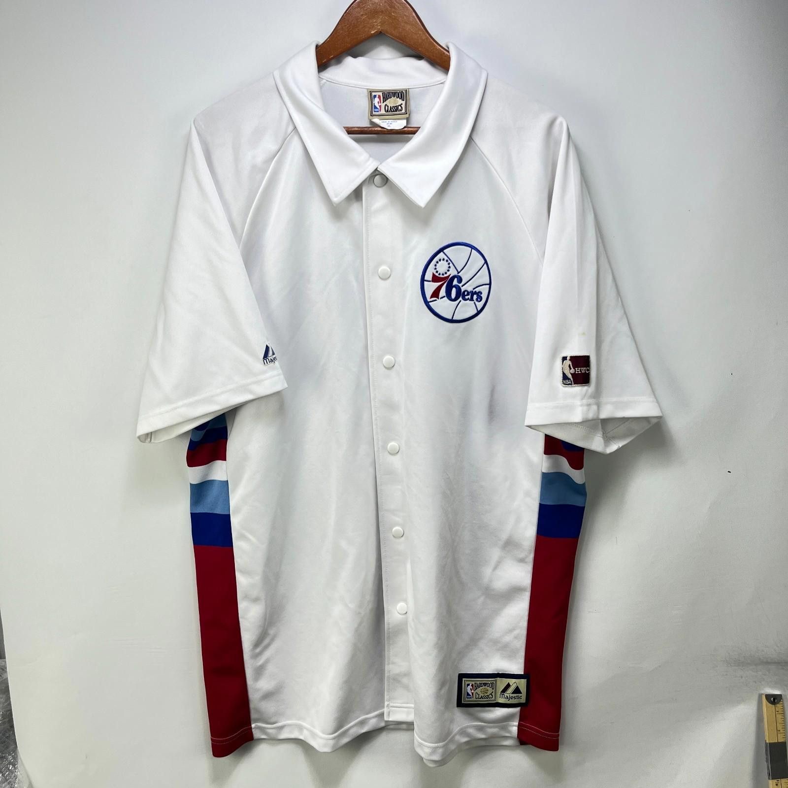 Other Vintage Philadelphia 76ers Warm Up Jersey XL Size ONE SIZE - 1 Thumbnail