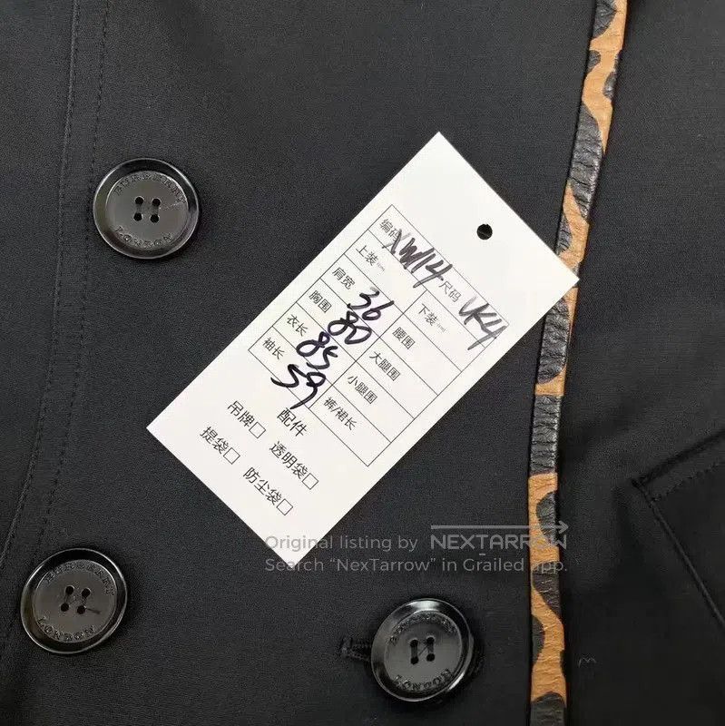 Burberry Burberry Black Cotton Women's Trench Coat. Size XXS / US 00 / IT 34 - 6 Thumbnail