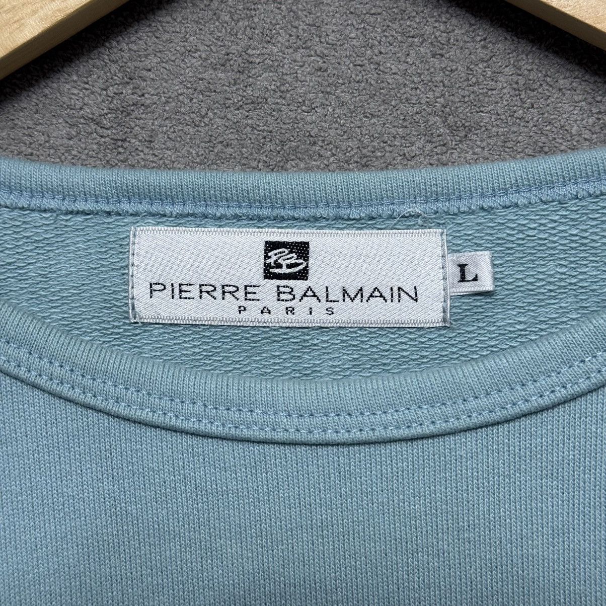 Balmain Pierre Balmain Embroidered Baby Blue Spell Out Logo Size US L / EU 52-54 / 3 - 6 Thumbnail
