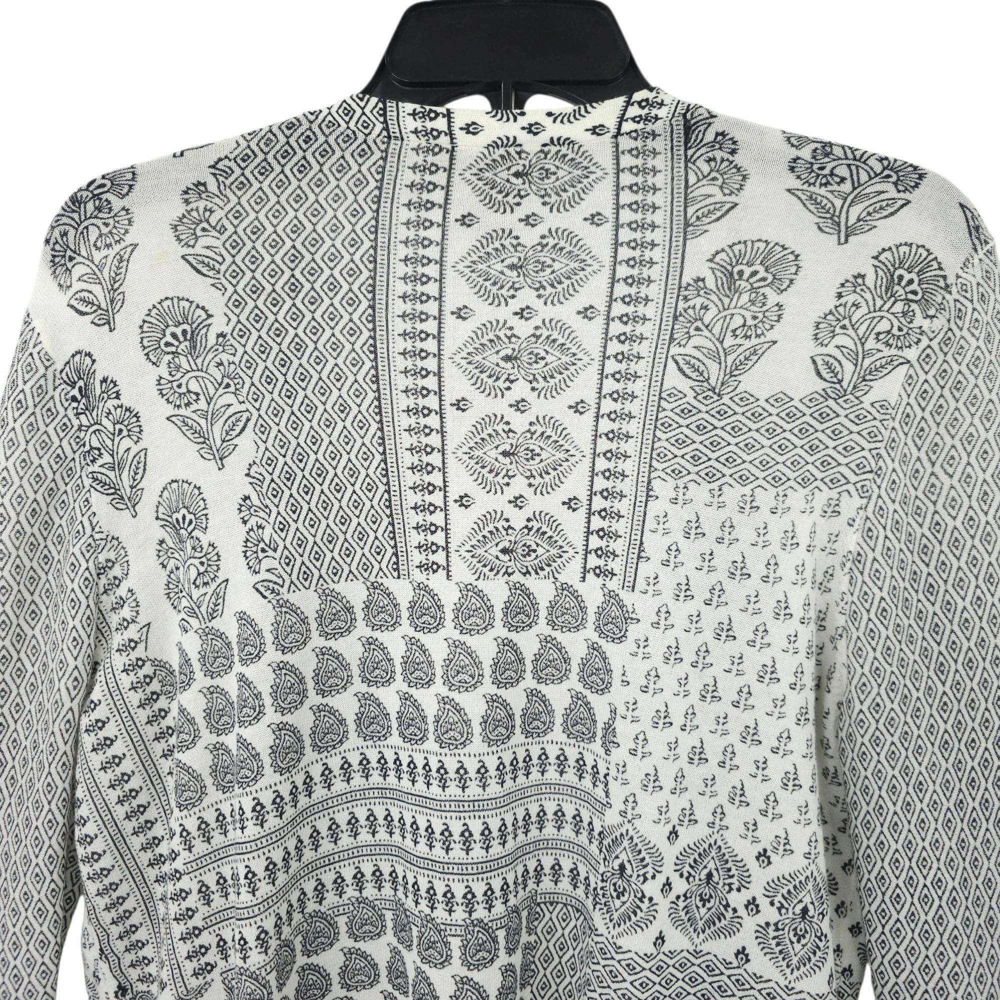 Chicos Chicos Open Front Cardigan Womens Size 2 US L Ruched Sleeve Size L / US 10 / IT 46 - 12 Thumbnail