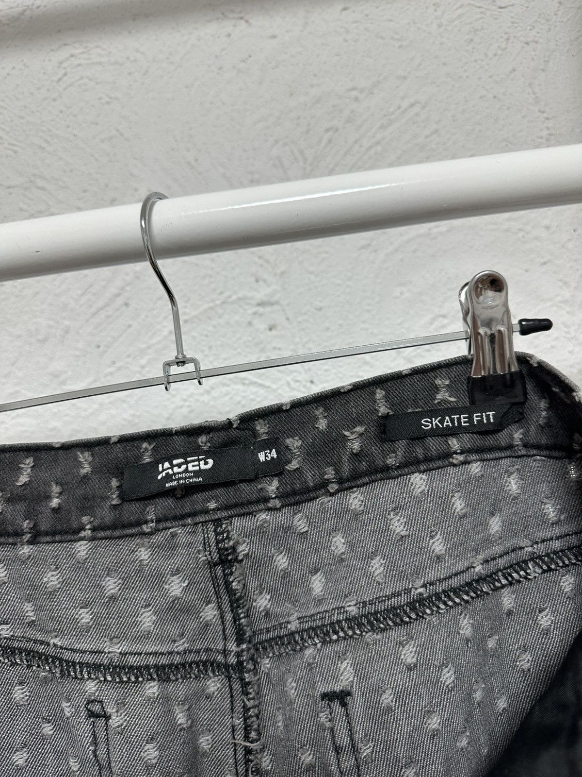 Jaded London × Sex Skateboards Jaded Jeans W34 Size L Skateboard Style Baggy Fit Size US 34 / EU 50 - 5 Thumbnail